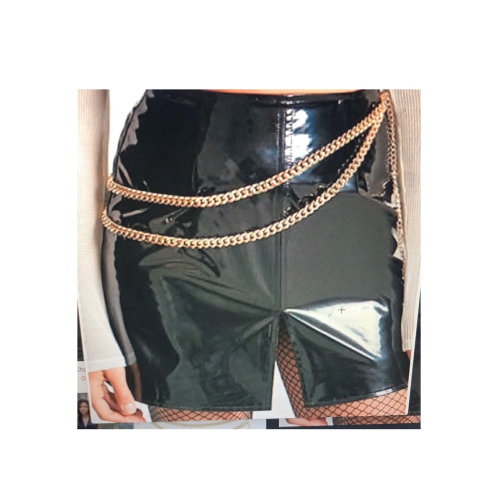 Gold chain belt